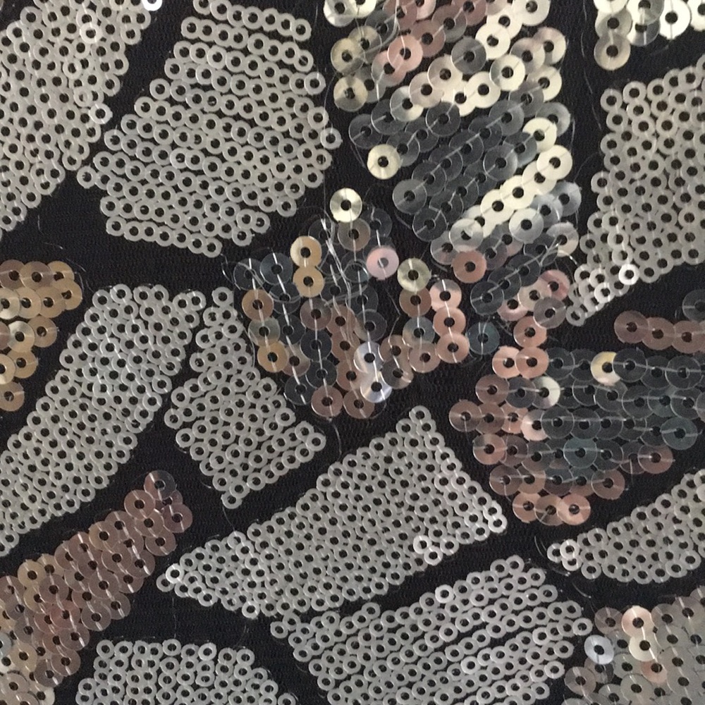 Sequin Silver Gown - image 4